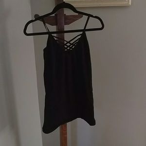 Black tank top